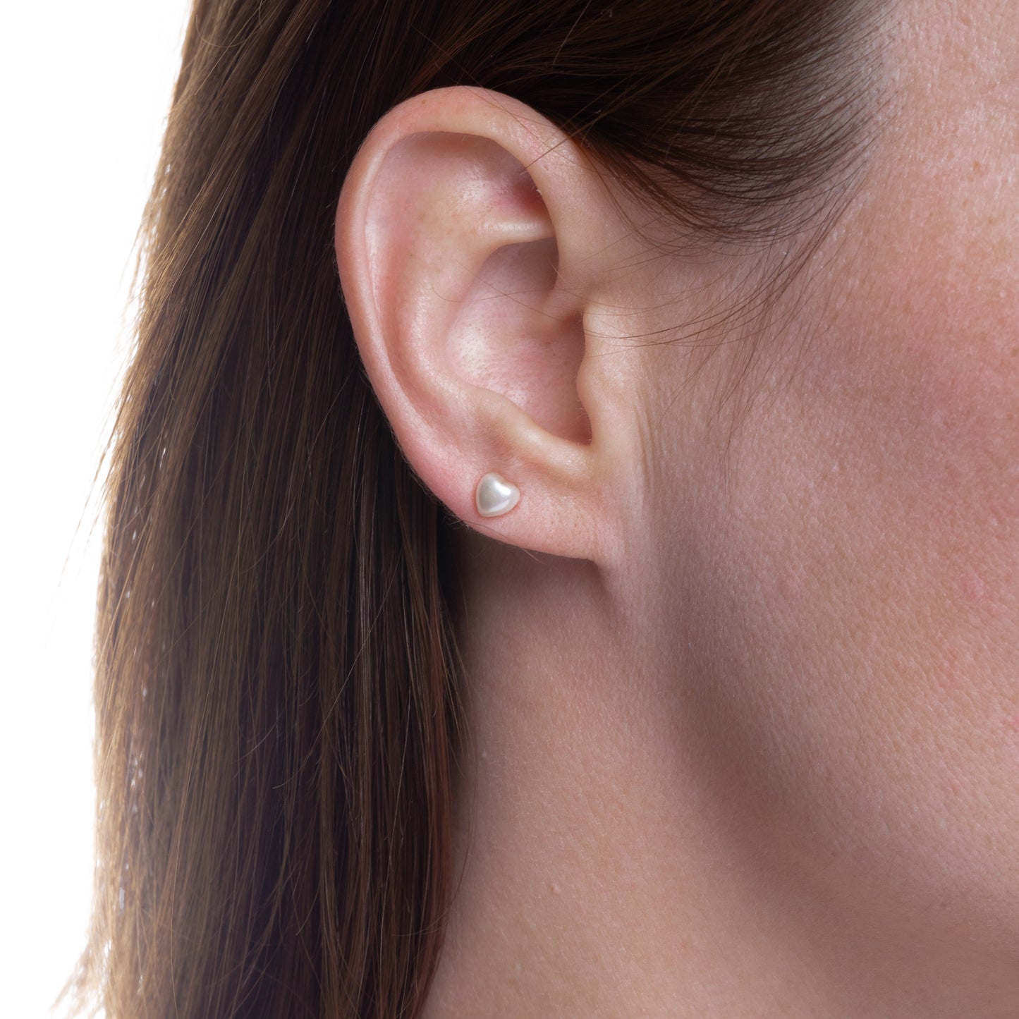 Aros de Perlas Corazón