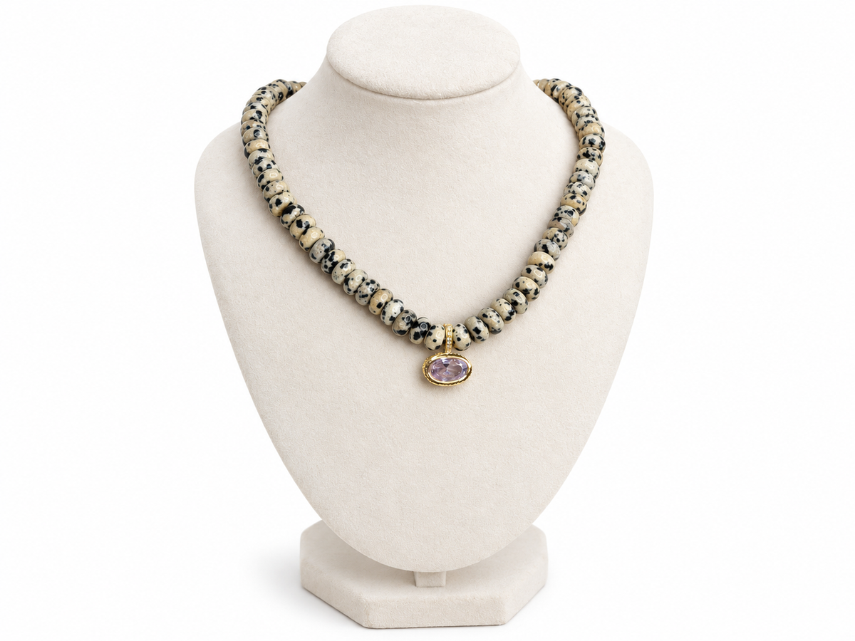 Dalmatian Pendant Necklace
