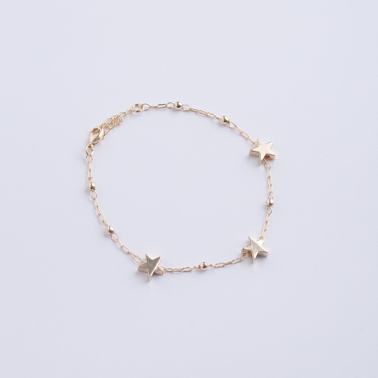 Gold Stars Spacer Bracelet