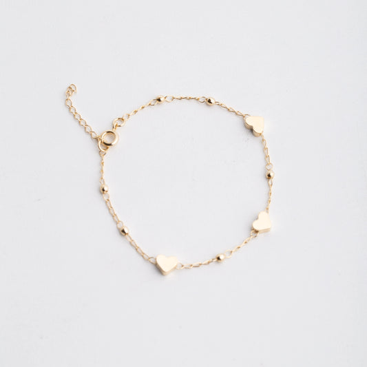 Heart Charm Bracelet