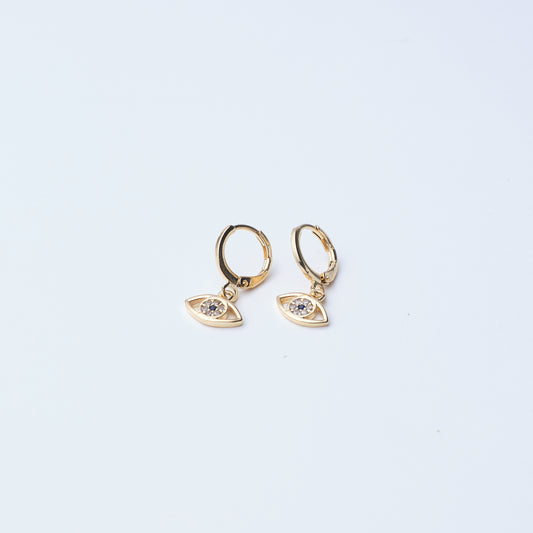 Clear Eye Earrings