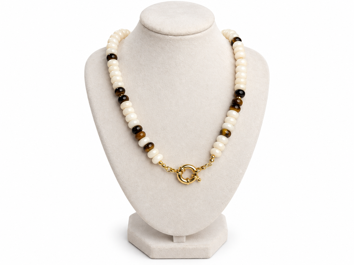 Tiger’s Eye Beaded Necklace