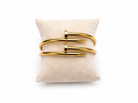 Nail Gold Bracelet