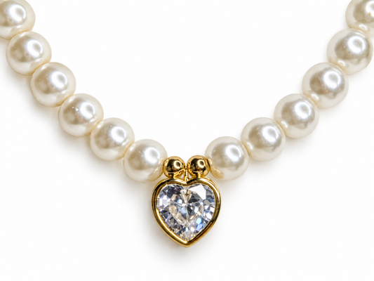 Pearl Heart Necklace