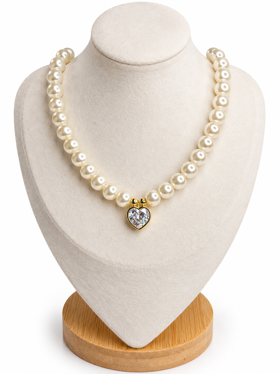 Pearl Heart Necklace