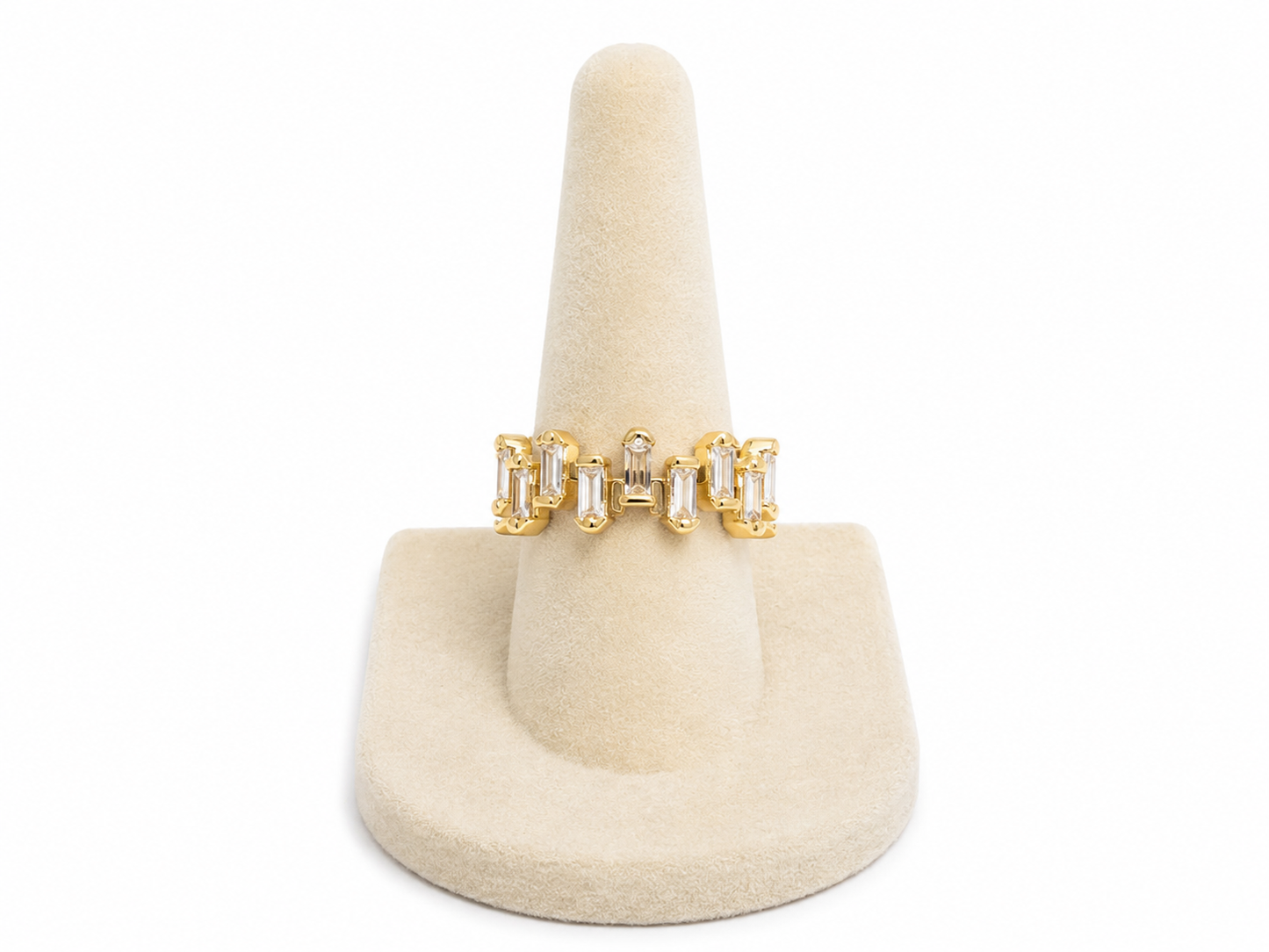 Baguette Crystal Ring