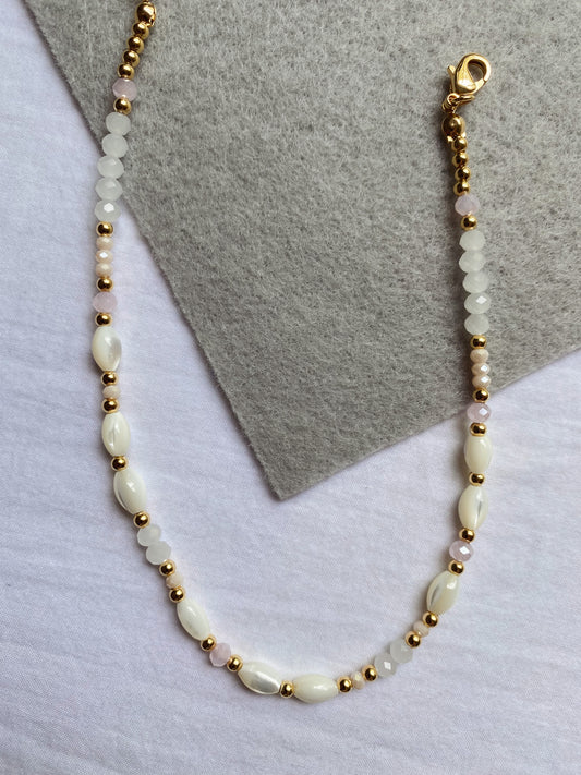 White + Pink Necklaces