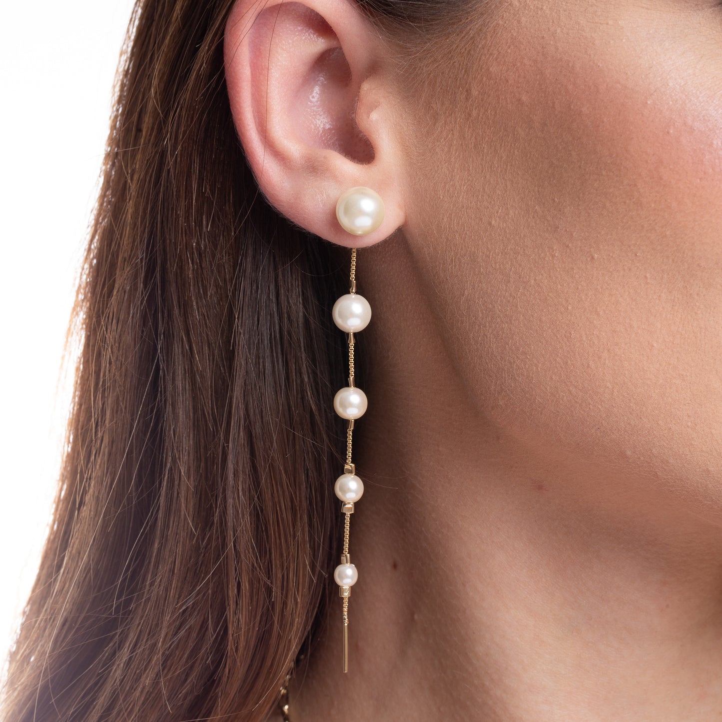 Dangle Pearls Earrings