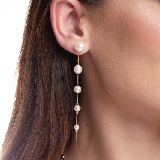 Dangle Pearls Earrings